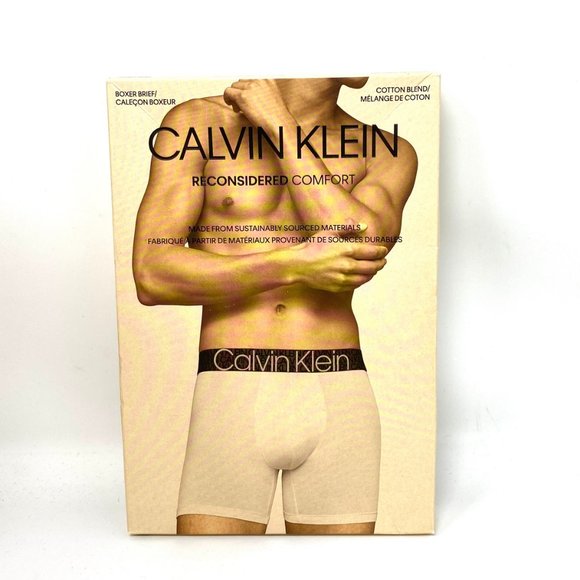 💖MEGA SALE💖 Calvin Klein One Reconsidered Comfort Men  Briefs Gray Cotton - Picture 4 of 7